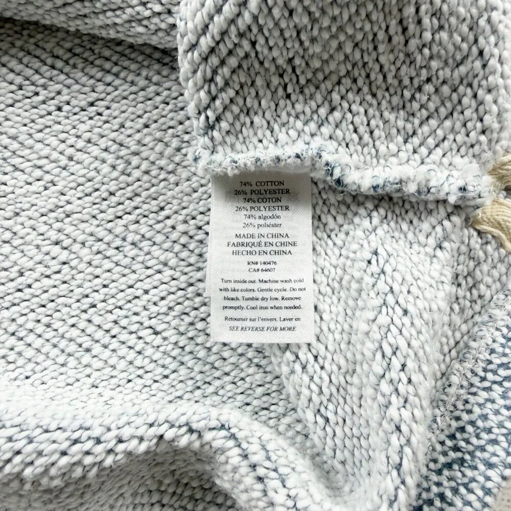 Faherty Baja Beach Poncho Whitewater Hoodie - Picture 3 of 4